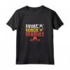 Powerlifting, Squat, Panchina, Deadlift - T-shirt per sollevamento pesi Canotta - Regalo Motivazionale per Allenamento in Palestra