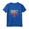 Powerlifting, Squat, Panchina, Deadlift - T-shirt per sollevamento pesi Canotta - Regalo Motivazionale per Allenamento in Palestra