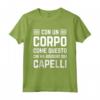 Con un Corpo come questo chi ha bisogno dei Capelli - Maglietta Divertente per Compleanni, San Valentino, Natale