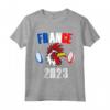 Francia 2023 Rugby Supporter World Gift Humor Galletto Maglietta - Ideale come Regalo per i Tifosi della Nazionale Francese