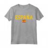 Spagna T Shirt Donna Uomo Bambini - Bandiera Spagnola Rosso España Maglietta - Ideale per gli Amanti del Calcio e della Spagna