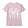 Maglietta da Palestra I'm Like 104% Stanca - Idea Regalo per Compleanno/Natale 2021 - Fitness Workout Quote