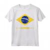 Maglietta Brasile Unisex Bambino Bandiera Brasiliana Verde Invecchiato - Ideale per Appassionati di Calcio - Acquista Online