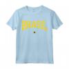 Brasile T Shirt Donna Uomo Bambini - Bandiera Brasile Verde Maglietta Calcio - Ideale per Appassionati e Regali