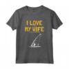 I love my wife windsurfing surfing - Maglietta per Surfisti e Appassionati di Windsurf - Ideale per Istruttori di Windsurf e Amanti degli Sport Acquatici