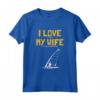 I love my wife windsurfing surfing - Maglietta per Surfisti e Appassionati di Windsurf - Ideale per Istruttori di Windsurf e Amanti degli Sport Acquatici