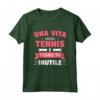 La Vita è Inutile Senza Tennis - Maglietta Idea Regalo per Atleti di Tennis - Costume da Tennis