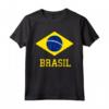 Brasile T Shirt Donna Uomo Bambini - Bandiera Verde Maglietta Brasil - Orgoglio Calcio Sportivo