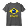 Brasile T Shirt Donna Uomo Bambini - Bandiera Verde Maglietta Brasil - Orgoglio Calcio Sportivo