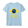 Brasile T Shirt Donna Uomo Bambini - Bandiera Verde Maglietta Brasil - Orgoglio Calcio Sportivo