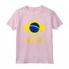 Brasile T Shirt Donna Uomo Bambini - Bandiera Verde Maglietta Brasil - Orgoglio Calcio Sportivo