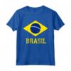 Brasile T Shirt Donna Uomo Bambini - Bandiera Verde Maglietta Brasil - Orgoglio Calcio Sportivo