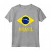 Brasile T Shirt Donna Uomo Bambini - Bandiera Verde Maglietta Brasil - Orgoglio Calcio Sportivo