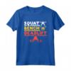 Powerlifting, Squat, Panchina, Deadlift - T-shirt per Sollevamento Pesi - Motivazionale per Fitness e Allenamento - Idea Regalo Palestra