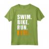 SWIM BIKE RUN BIRRA TRIATLETA - Triathlon Sport Uomo e Donne Maglietta - Regali Motivazionali per Triathleti - Ideale per Compleanno o Natale