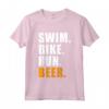 SWIM BIKE RUN BIRRA TRIATLETA - Triathlon Sport Uomo e Donne Maglietta - Regali Motivazionali per Triathleti - Ideale per Compleanno o Natale