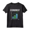 Economista Grafico Economia Aziendale - Maglietta divertente per Laurea - Ideale per Compleanno, Pensione o Regalo di Laurea