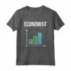 Economista Grafico Economia Aziendale - Maglietta divertente per Laurea - Ideale per Compleanno, Pensione o Regalo di Laurea