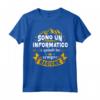Sono Un Informatico Sempre Ragione Per Uomo Maglietta - Regalo Divertente per Informatici a Natale, Laurea, Compleanno