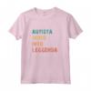 Autista Uomo Mito Leggenda - Divertente Maglietta per Autisti - Idea Regalo per Compleanno o Festa del Papà