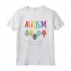 Autismo Consapevolezza - Carino Gufo Colore Puzzle T-shirt per Bambini - Sostieni e Sii Gentile con Tutti