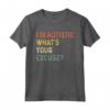 T-shirt sarcastica autismo - I'm Autistic, What's Your Excuse Maglietta - Ideale come regalo di Natale per genitori di bambini autistici