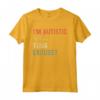 T-shirt sarcastica autismo - I'm Autistic, What's Your Excuse Maglietta - Ideale come regalo di Natale per genitori di bambini autistici