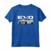 JDM Auto EVO Maglietta - Evolution 9 Wicked White Rally Car - Ideale per Appassionati di Auto Sportive e Rally