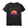 Estetica dell'auto veloce al tramonto Retrowave Maglietta - Design retrò anni '80 e '90 - Ideale per gli amanti della musica Lofi e dell'estetica retrò