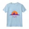 Estetica dell'auto veloce al tramonto Retrowave Maglietta - Design retrò anni '80 e '90 - Ideale per gli amanti della musica Lofi e dell'estetica retrò