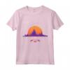 Estetica dell'auto veloce al tramonto Retrowave Maglietta - Design retrò anni '80 e '90 - Ideale per gli amanti della musica Lofi e dell'estetica retrò