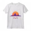 Estetica dell'auto veloce al tramonto Retrowave Maglietta - Design retrò anni '80 e '90 - Ideale per gli amanti della musica Lofi e dell'estetica retrò
