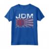 JDM Barcode Made in Japan Fans Tuner Flag Graphic Maglietta - Ideale per Gli Appassionati di Auto Giapponesi