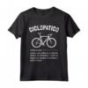 Ciclopatico - Divertente Maglietta Ciclista Bici Uomo - Ideale per Compleanno Papà e Nonni