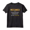 Divertente Definizione Meccanico Maglietta - Regalo Umoristico per Ingengere Auto - Ideale per Natale o Compleanno