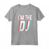 I'm The DJ EDM Music Festival - Minimal Costume da DJ Vecchia Scuola Maglietta Techno per Uomo e Donna - Ideale per Festival 2021 e Locali Notturni