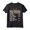 Regalo Divertente per Meccanico dell'Auto - Paga Oraria Meccanici - T-shirt con Diciture per Garage e Officina