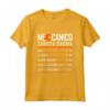 Meccanico Cartello Tariffa Oraria - T-shirt Attrezzo Lavoro Divertente per Appassionati di Motori - Ideale come Regalo per Papà, Fratello, Fidanzato
