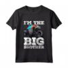 Bambino Maglietta Divertente Monster Truck - I'm The Big Brother - Regalo Compleanno per Bambini Appassionati di Monster Truck
