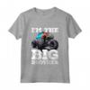 Bambino Maglietta Divertente Monster Truck - I'm The Big Brother - Regalo Compleanno per Bambini Appassionati di Monster Truck