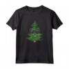 Divertente albero di pino con occhiali da sole Shades T-shirt - Camicia Funky per Amanti della Natura e dello Spirito Festivo