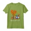 Happy Fall Y'all Gnomo Leopardo Zucca Divertente Autunno Gnomi Maglia a Manica - Regalo Autunnale per Bambini, Ragazze, Donne - Ideale per Natale o Ringraziamento