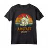 HapTiger Amstaff Mom - Maglietta Regalo per Amanti dei Cani - Ideale per Donna - Stagioni: Primavera, Estate, Autunno e Inverno