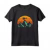 Elicottero Vintage Montagne Elicottero Heli Pilota Tramonto Maglietta - Regalo per Piloti di Elicottero - Ideale per Appassionati di Modellismo e Aviazione