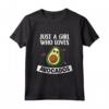 Just A Girl Who Loves Avocados - Costume Da Avocado Maglietta Vegana - Ideale per Compleanno o Natale