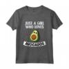 Just A Girl Who Loves Avocados - Costume Da Avocado Maglietta Vegana - Ideale per Compleanno o Natale