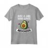 Just A Girl Who Loves Avocados - Costume Da Avocado Maglietta Vegana - Ideale per Compleanno o Natale