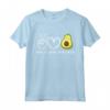 Pace, Amore Avocado - Retro Maglietta Amante dell'Avocado - Ideale per Compleanni e Festività - Design Unico per Amanti del Cibo