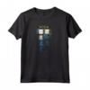 HapTiger Cosplay Tardis Distressed Time-Traveller Fantascienza Felpa con Cappuccio - Ideale per Regali a Tema Doctor Who e Fan di Viaggi nel Tempo