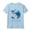 HapTiger Logo Fiori - Maglietta Witcher Fan Memorabilia - Abbigliamento Ufficiale della Serie Fantasy - Regalo Perfetto per gli Amanti di Witcher